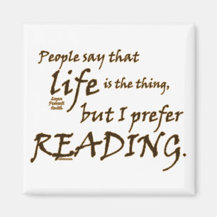 I Prefer Reading Magnet