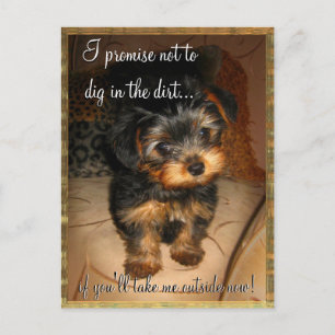 I Promise Customisable Postcard