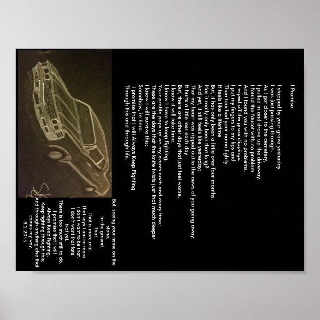 i promise poem poster (Front)