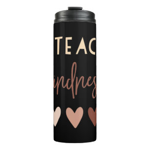 I Promise To Teach Love Autism African LGBT Pride Thermal Tumbler