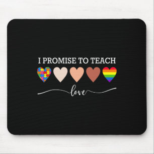I Promise To Teach Love Autism Awareness African L Mouse Mat