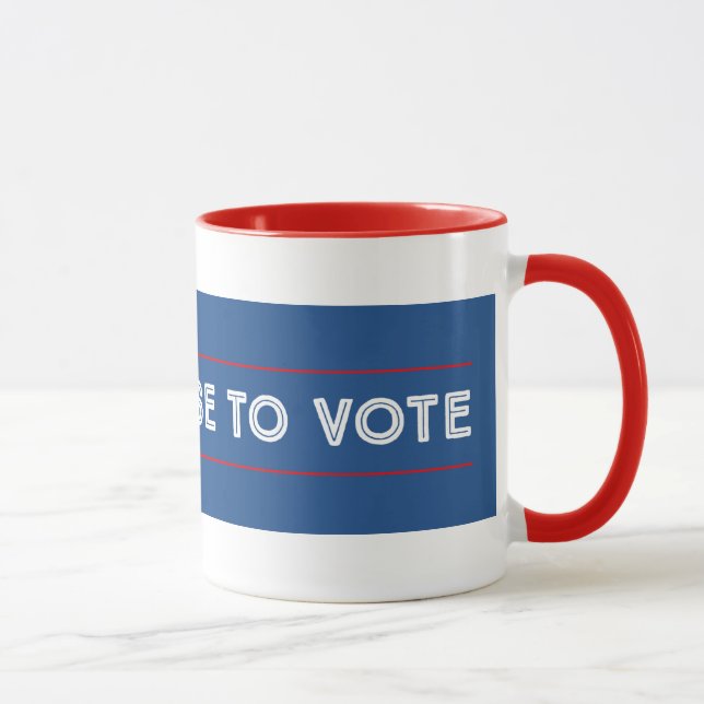 I PROMISE TO VOTE MUG (Right)
