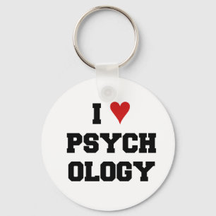 I ♥ PSYCHOLOGY KEY RING