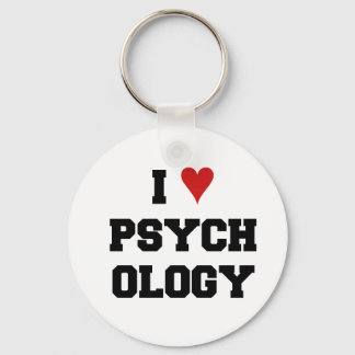 I ♥ PSYCHOLOGY KEY RING