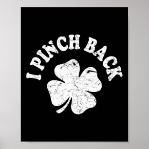 I Punch Ck Funny St Patrick's Day I Pinch Ck 1  Poster