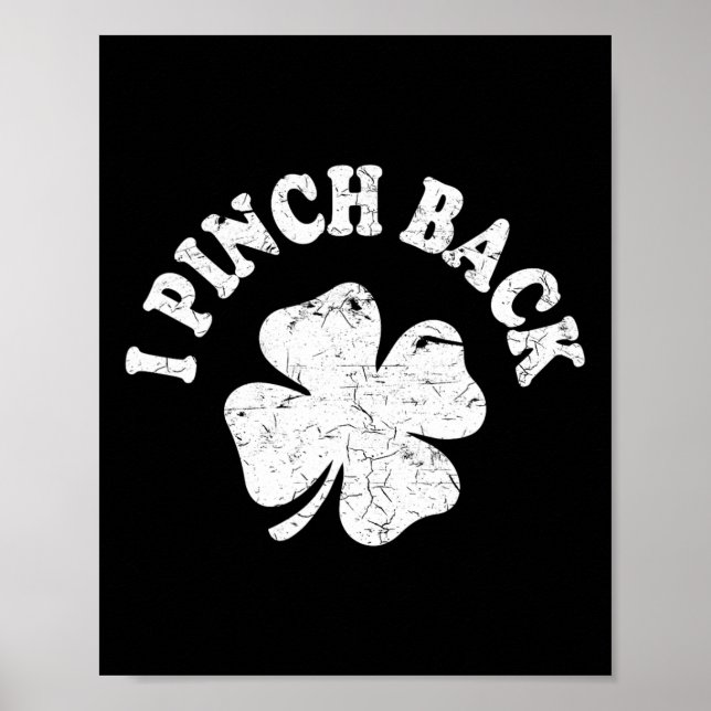 I Punch Ck Funny St Patrick's Day I Pinch Ck 1  Poster (Front)