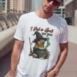 I Put a Spell on Capybara Halloween Funny T-Shirt