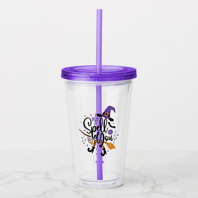I Put A Spell On You Acrylic Tumbler (Front)