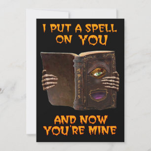 I PUT A SPELL ON YOU INVITATION
