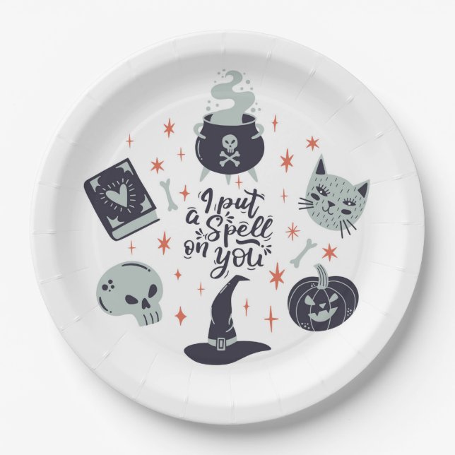 I Put a Spell on You Paper Plate (Front)