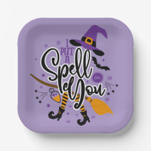 I Put A Spell On You Paper Plate