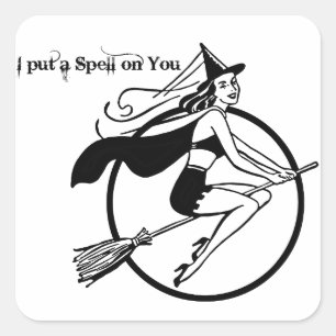 I Put a Spell on You Square Sticker