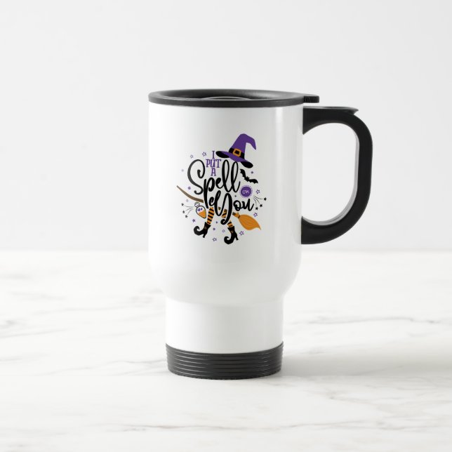 I Put A Spell On You Travel Mug (Right)