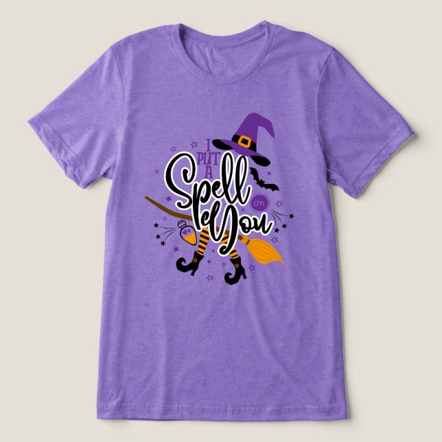 I Put A Spell On You Tri-Blend Shirt (Design Front)