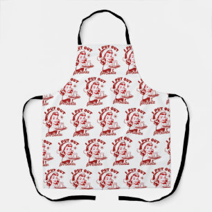 I Put Out For Santa Snarky Christmas Sarcastic Apron