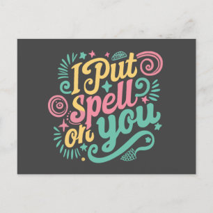 I Put Spell On You Postcard