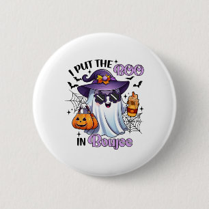 I Put The Boo In Boujee Funny Halloween Outfit Cos 6 Cm Round Badge