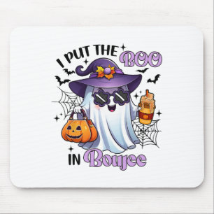 I Put The Boo In Boujee Funny Halloween Outfit Cos Mouse Mat