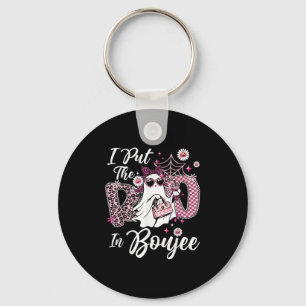 I Put The Boo In Boujee Ghost Funny Nk Leopard Hal Key Ring