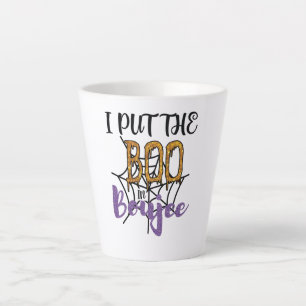 I Put The Boo in Boujee Latte Mug