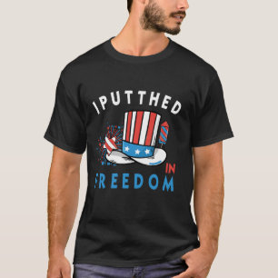 I Put The D In Freedom 4th of July T-Shirt