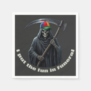 I Put the Fun in Funeral Napkin
