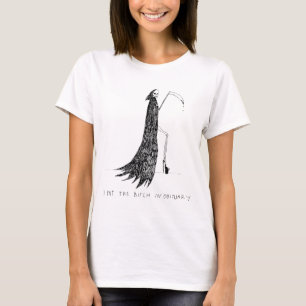 I Put The In Obituary Funny Halloween Dark Humour T-Shirt