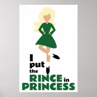 I Put the Rince in Princess Blond Hair Irish Dance