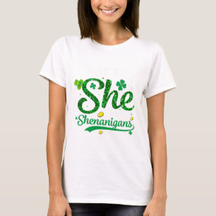 I Put The She In The Shenanigans Shirt St Patricks