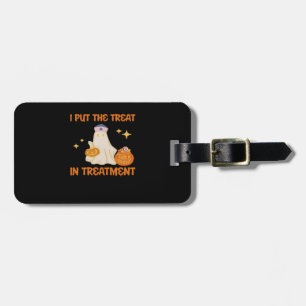 I Put Treat In Treatment Retro Funny Nurse Doctor  Luggage Tag