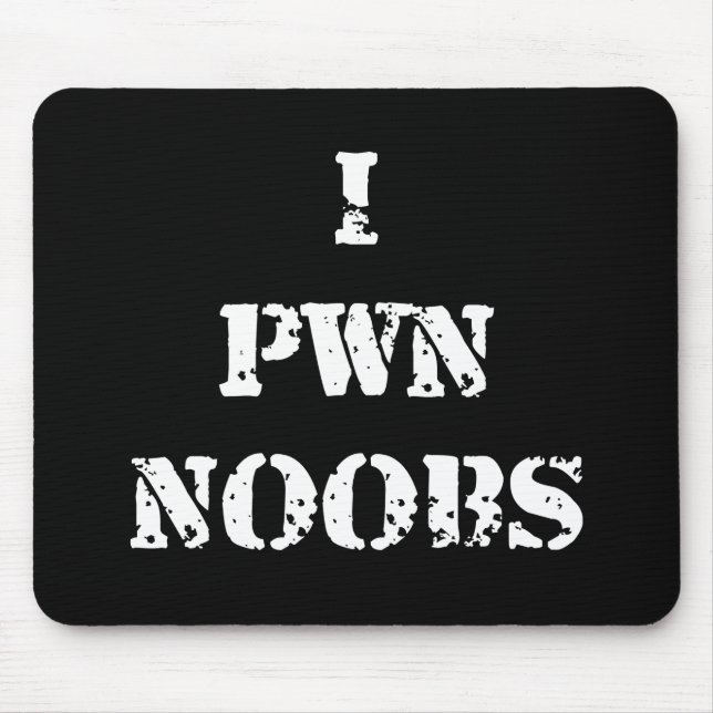 I Pwn Noobs Mouse Mat (Front)