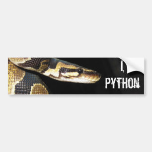 I, Python Bumper Sticker
