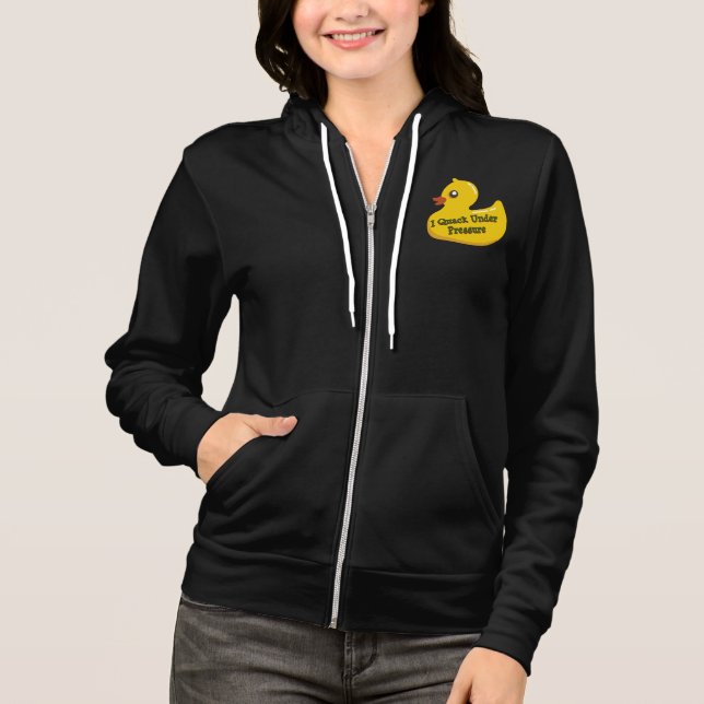 I Quack Under Pressure Hoodie (Front)
