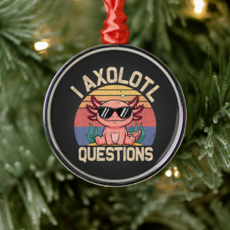 i questions youth metal tree decoration