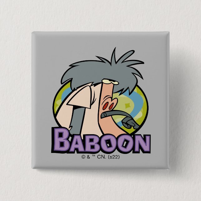 I.R. Baboon Character Badge (Front)