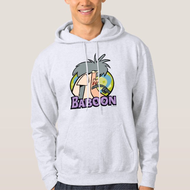 I.R. Baboon Character Badge Hoodie (Front)