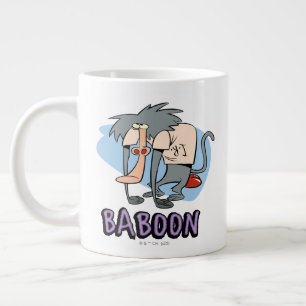 I.R. Baboon Character Graphic Large Coffee Mug