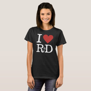 I ❤️ R&D for Employees CUSTOMIZABLE Women's T-Shirt