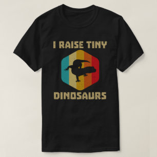 I Raise Tiny Dinosaur Vintage Retro Leopard Gecko T-Shirt