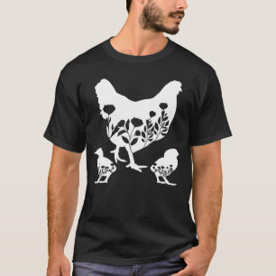 I Raise Tiny Dinosaurs Chicken Joke Farmer T-Shirt