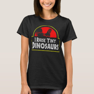 I Raise Tiny Dinosaurs Funny Backyard Chicken Farm T-Shirt