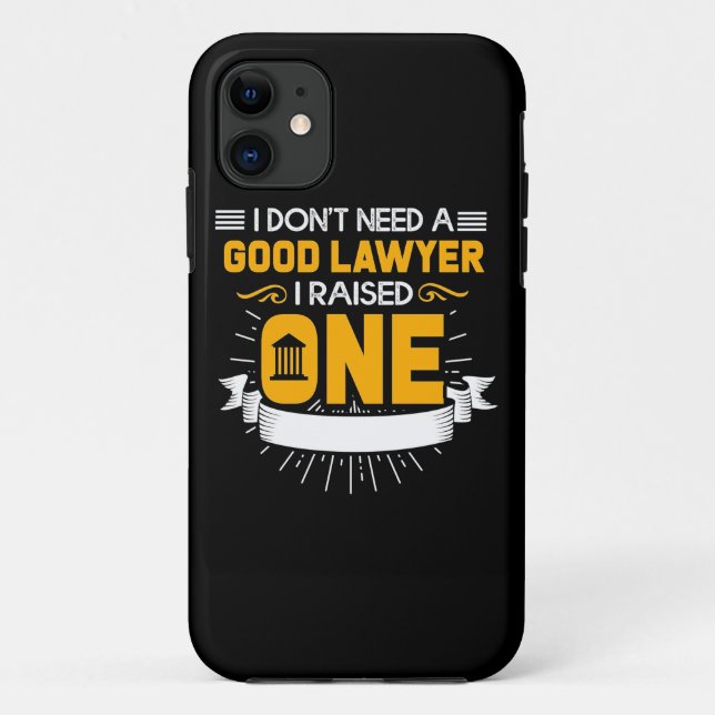 I Raised A Good Lawyer Case-Mate iPhone Case (Back)