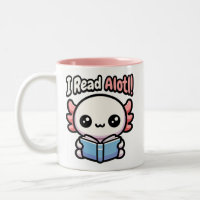 I Read Alotl! Cute Reading Axolotl Pun