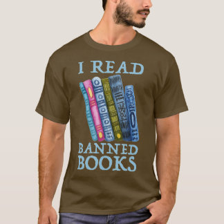 I Read Banned Books 2020 and 2022 Book List  T-Shirt