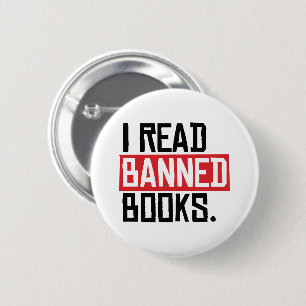 I Read Banned Books 6 Cm Round Badge