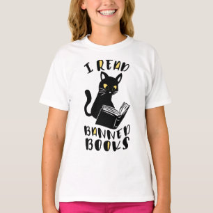 I read banned books Cat T-Shirt