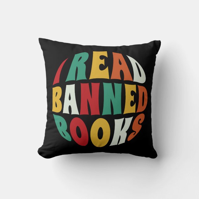 I Read Banned Books Cushion (Front)