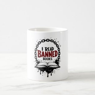 I Read Banned Books – Freedom Badge Coffee Mug