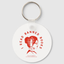 I read Banned Books Key Chain