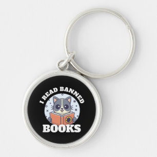 I read banned books key ring